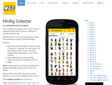 Tablet Screenshot of minifigcollector.com
